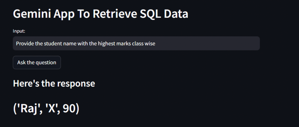 QueryMaster AI project
